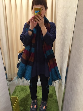 「NANEA（ナネア）のアイテム（トップス）」を使った、ARAREさん（レディース・153cm）の秋コーディネート