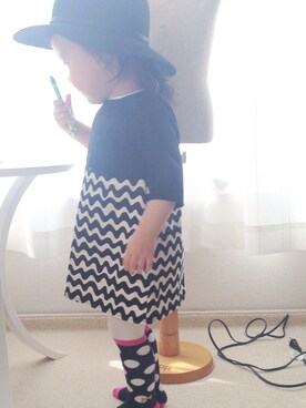 「おめかしコーデ」｜koharuuuunさん（キッズ・90cm）の春コーディネート