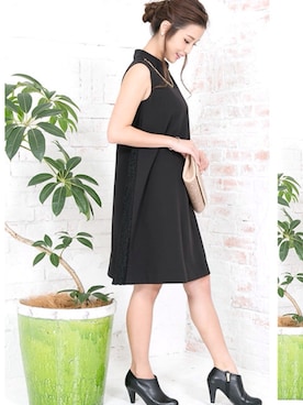 「FayMay（フェイメイ）のアイテム（ワンピース）」を使った、Momocoさん（レディース・150cm）の秋コーディネート