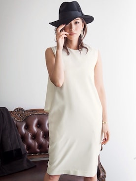 「FayMay（フェイメイ）のアイテム（ワンピース）」を使った、Momocoさん（レディース・150cm）の冬コーディネート