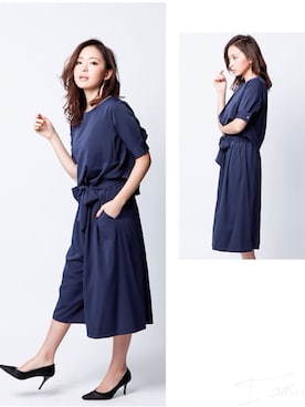 「FayMay（フェイメイ）のアイテム（つなぎ/オールインワン）」を使った、Momocoさん（レディース・150cm）の冬コーディネート