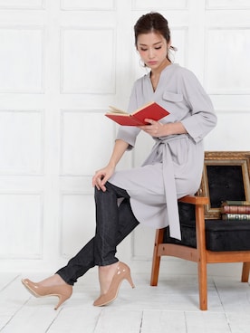 「FayMay（フェイメイ）のアイテム（ワンピース）」を使った、Momocoさん（レディース・150cm）の冬コーディネート