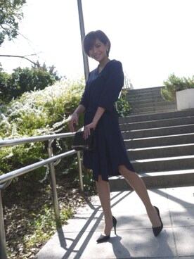 「FayMay（フェイメイ）のアイテム（ワンピース/ドレス）」を使った、Momocoさん（レディース・150cm）の春コーディネート