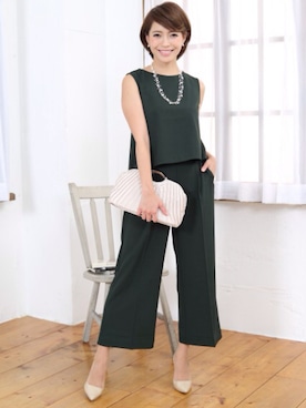 「FayMay（フェイメイ）のアイテム（オールインワン・サロペット）」を使った、Momocoさん（レディース・150cm）の夏コーディネート