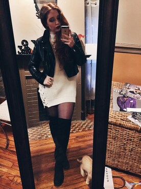 「アイテム（その他アウター）」を使った、Kiersten LeGasseさん（レディース・165cm・20代）の秋コーディネート