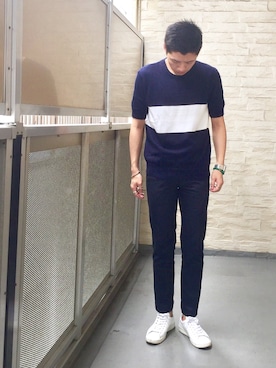 「ALOYE（アロイ）のアイテム」を使った、Kevin.Cさん（メンズ・173cm）の秋コーディネート