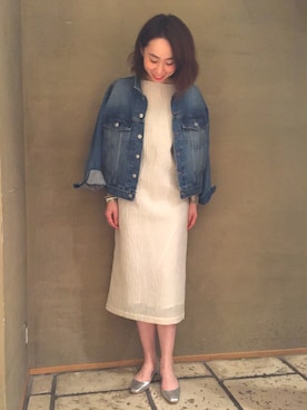 「アダムエロペ」｜「アイテム（ワンピース/ドレス）」を使った、sa_kiさん（レディース・170cm）の冬コーディネート