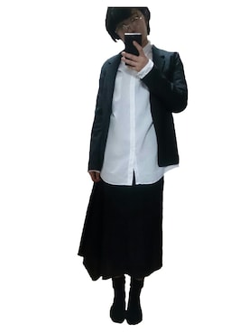 「Y's（ワイズ）のアイテム（フォーマルスーツ/小物）」を使った、×いつか×さん（レディース・163cm）の春コーディネート