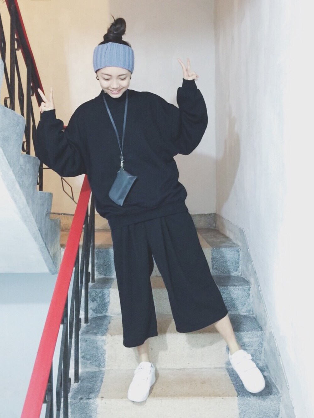 「零。、zeroselectshop、NIKE、outfit、outdoor、black and white」｜「NIKEのアイテム（スニーカー、ホワイト系）」を使った、zeroさん（レディース・166cm）の冬コーディネートの1枚目の写真