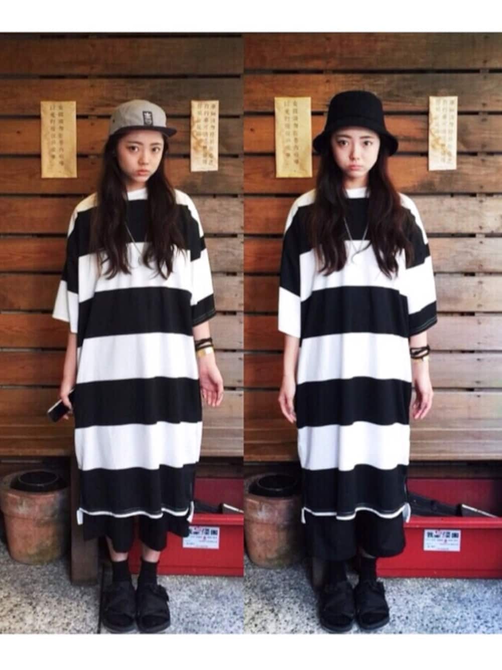 「adidas originals、immense、zeroselectshop、零。、CASIO、visvim、black and white」｜「VISVIMのアイテム（その他シューズ、ブラック系）」を使った、zeroさん（レディース・166cm）の春コーディネートの1枚目の写真