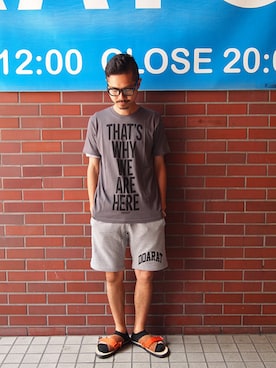 「 グレー」｜DAISUKEさん（メンズ・165cm）の夏コーディネート