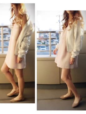 「SNIDEL（スナイデル）のアイテム（ブルゾン）」を使った、MI-☆さん（レディース・163cm）の秋コーディネート