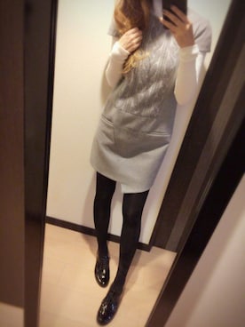 「tibi（ティビ）のアイテム（ワンピース/ドレス）」を使った、MI-☆さん（レディース・163cm）の秋コーディネート