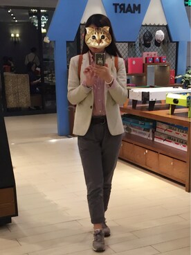 「PULL&BEAR（プルアンドベア）のアイテム（フォーマルスーツ/小物）」を使った、mrslee0102さん（レディース・166cm）の夏コーディネート