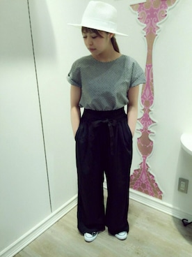 「INTERPLANET（インタープラネット）のアイテム」を使った、INGRID甲府昭和さん（レディース・147cm）の春コーディネート