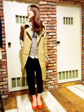 Y U Iさん（レディース・162cm）の春コーディネート