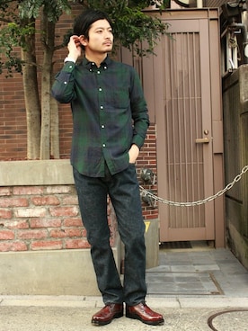 「Journal Standard TRISECT（トライセクト）のアイテム」を使った、太田さん（メンズ・175cm）の冬コーディネート