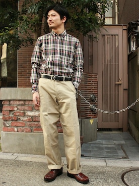 「Journal Standard TRISECT（トライセクト）のアイテム」を使った、太田さん（メンズ・175cm）の冬コーディネート