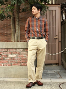 「Journal Standard TRISECT（トライセクト）のアイテム」を使った、太田さん（メンズ・175cm）の冬コーディネート