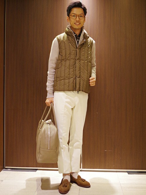 United Arrows 原宿本店 メンズ館 Staff 01 ユナイテッドアローズ 名古屋店 United Arrowsのニット セーターを使ったコーディネート Wear