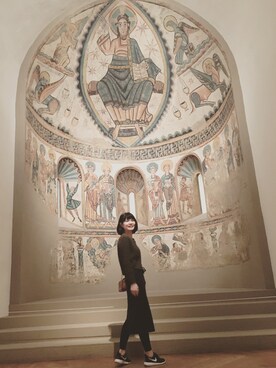 「URBAN OUTFITTERS（アーバンアウトフィッターズ）のアイテム（Outerwear、グリーン系）」を使った、zoeさん（レディース・166cm）の秋コーディネート