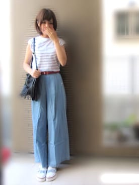 maho...さん（レディース・160cm）の夏コーディネート