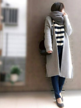 maho...さん（レディース・160cm）の冬コーディネート