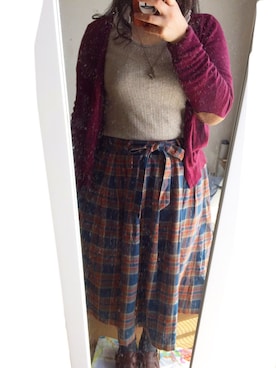 「バレンタインデートスタイル」｜「アイテム（その他）」を使った、むむむさん（レディース・153cm）の冬コーディネート