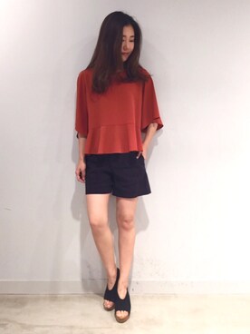 RINO ISHIIさん（レディース・154cm）の春コーディネート