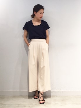 RINO ISHIIさん（レディース・154cm）の春コーディネート