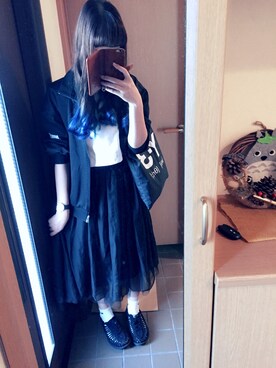 「KEEN（キーン）のアイテム（その他シューズ、ブラック系）」を使った、まるまるさん（レディース・170cm）の秋コーディネート