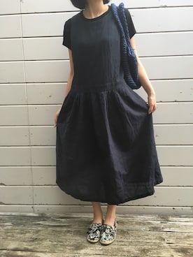 「Pal'las Palace（パラスパレス）のアイテム（ワンピース/ドレス）」を使った、ASAさん（レディース・155cm）の夏コーディネート