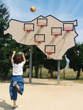 かおりさん（レディース・154cm）の夏コーディネート