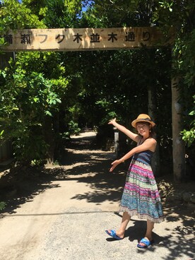 かおりさん（レディース・154cm）の夏コーディネート