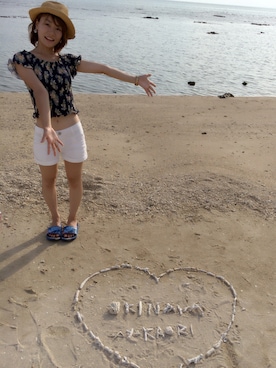 かおりさん（レディース・154cm）の夏コーディネート