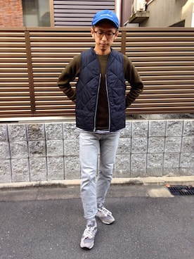 「グレーパンツ」｜Masahiro Ikedaさん（メンズ・171cm・40代）の秋コーディネート