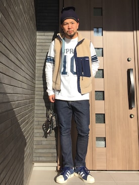 「レトロX」｜コチコチさん（メンズ・172cm・30代）の秋コーディネート