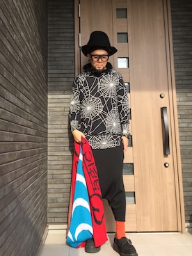 「ELEY KISHIMOTO(イーリーキシモト)のアイテム」を使った、コチコチさん(メンズ・172cm)の秋コーディネート