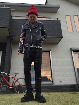 「アイテム（その他シューズ）」を使った、コチコチさん（メンズ・172cm・30代）の秋コーディネート