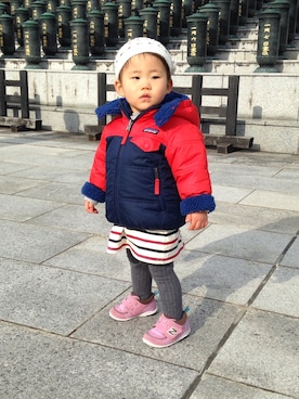 Haru    さん（キッズ・80cm）の冬コーディネート