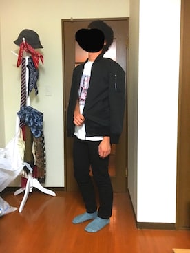 「improves（インプローブス）のアイテム（ブルゾン）」を使った、ぴーかなさん（メンズ・173cm）の秋コーディネート