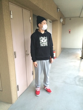 「ZOO（ズー）のアイテム」を使った、KAZUKIさん（メンズ・177cm）の春コーディネート