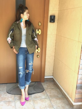 「ROLEX（ロレックス）のアイテム（アクセサリー）」を使った、🌴Namiko73Twink🌴さん（レディース・159cm）の秋コーディネート