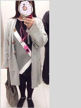 「DGRACE（ディグレース）のアイテム」を使った、奈々さん（レディース・162cm）の冬コーディネート