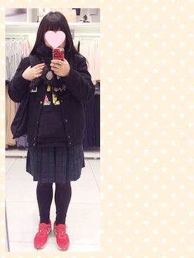 奈々さん（レディース・162cm）の冬コーディネート