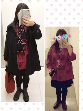 「MILKBOY」｜「アイテム（その他アウター）」を使った、奈々さん（レディース・162cm）の春コーディネート