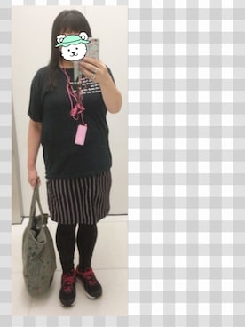 「昔の服」｜奈々さん（レディース・162cm）の夏コーディネート