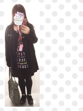 「リボン(モチーフ)」｜奈々さん（レディース・162cm）の秋コーディネート