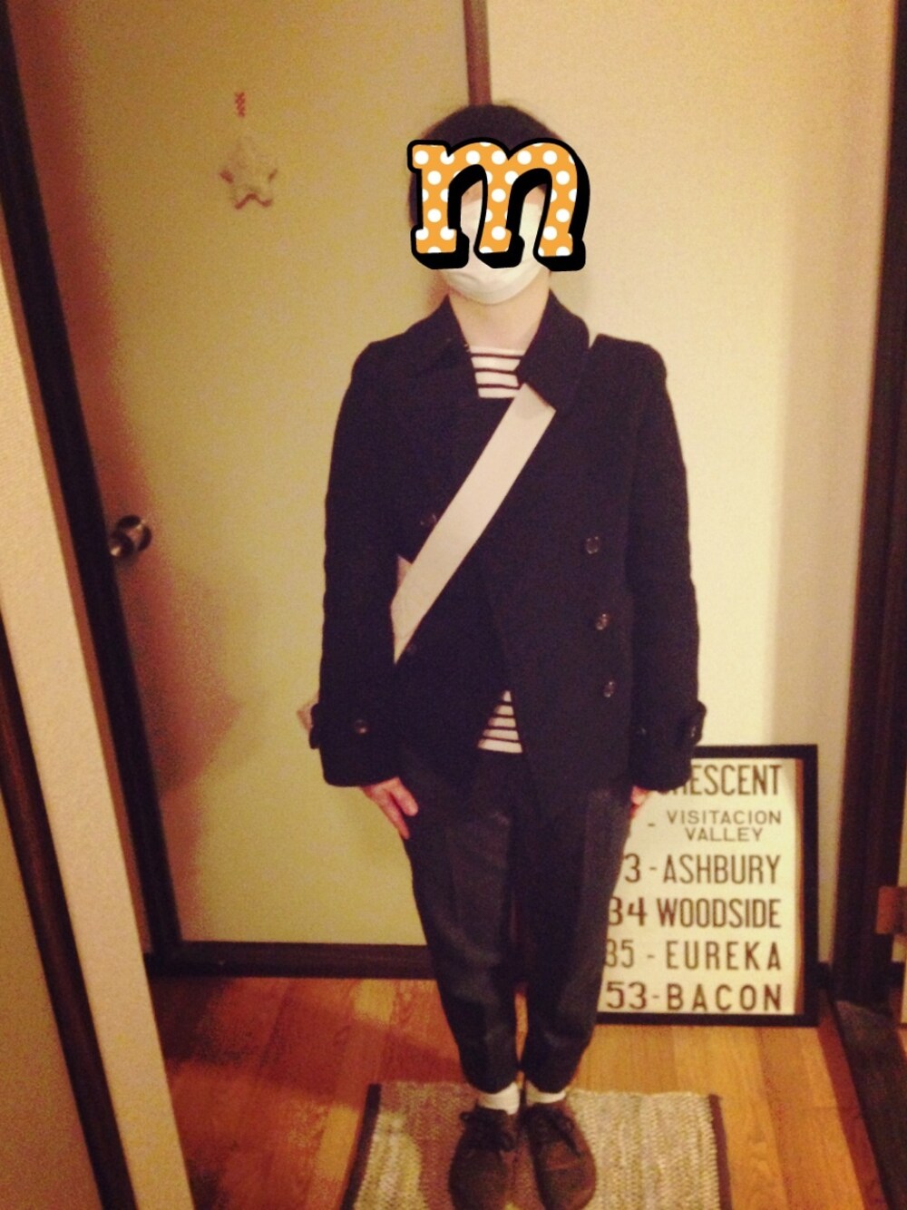 MARGARET HOWELL ネイビー ピーコート M MARGARET HOWELL ピーコート