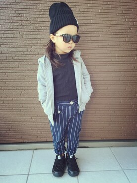 mikiさん（キッズ・90cm）の秋コーディネート